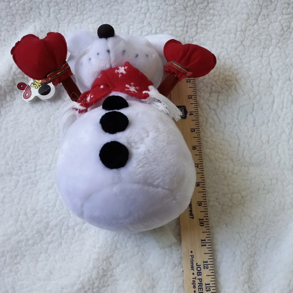 1990s Vintage Disneyland WDW Mouseketoys Winter Snowman Mickey Mouse - Picture 5 of 5